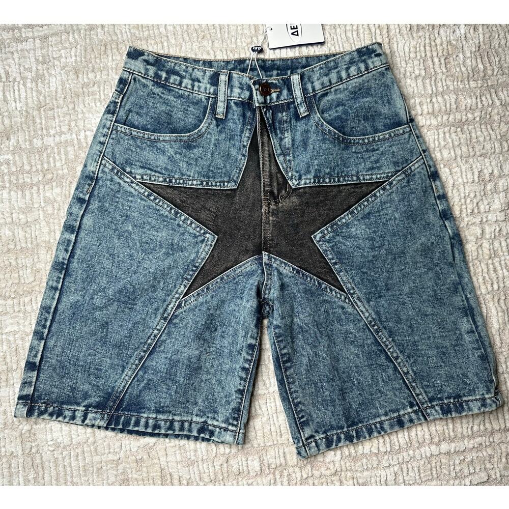 Aelfric Eden: Star Denim Shorts